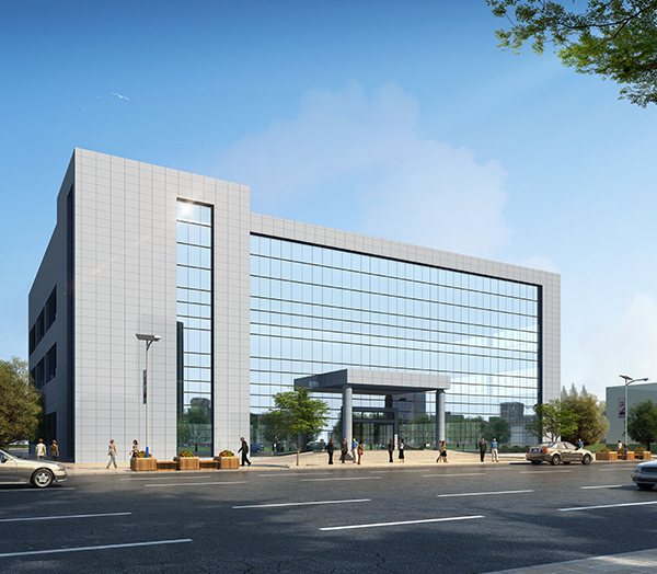 荊門億緯五區綜合樓幕墻效果圖